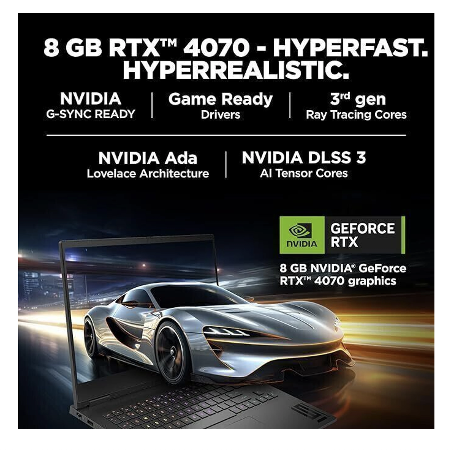 HP Omen R9 7940HS RTX 4070 16GB 1TB SSD 165Hz